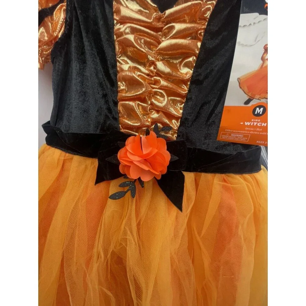 HYDE & EEK Fancy Witch Halloween Kids Costume Size M(8)